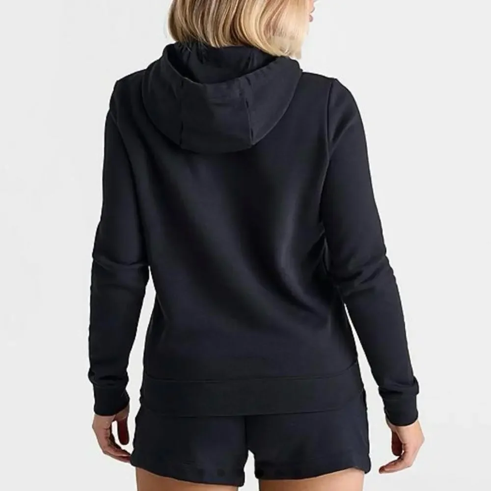 NIKE Black‎ Sportswear Club Fleece Pullover Hoodie Active Lounge Sweatshirt Sz M